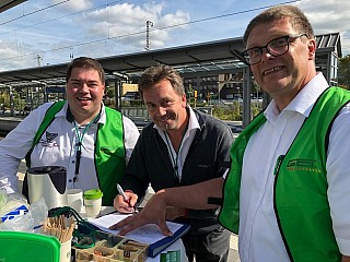 Eine tolle Aktion: Der Tag des Zugpersonals © GDL