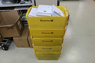 Die ersten Antworten zur 2. Urabstimmung gingen bereits bei der GDL ein. --- Foto:  Gerda Seibert