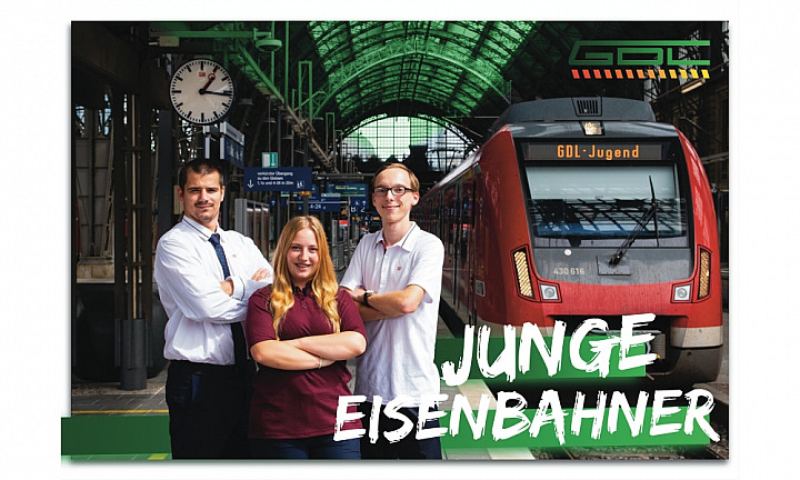 Plakat Junge Eisenbahner 1000x600