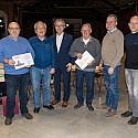 Dieses Jahr konnten wir erfreulicherweise 5 Mitglieder für langjährige Gewerkschaftszugehörigkeit und Amtsinhaberschaft ehren. / Foto: Steven Kunz
