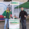 Michael Kleinemeier (OG Kassel) und Thomas Mühlhausen (OG Bebra) vertraten die GDL bei der BR-Wahlkampfveranstaltung bei Cantus am 26. April 2018 in Bebra / Foto: Steven Kunz