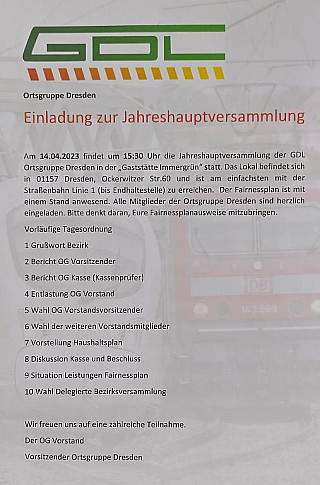 Jahreshauptversammlung 2023