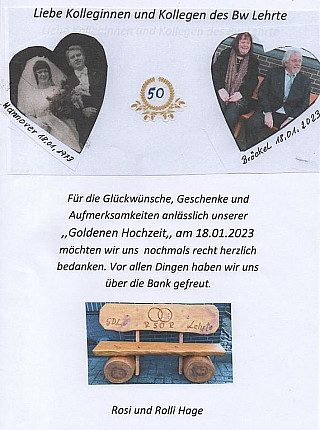 Goldene Hochzeit Rolli