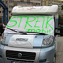 Unser Streikmobil am 12.10. an der Westseite des Hbf