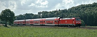 146 224 mit RE bei Westerstetten